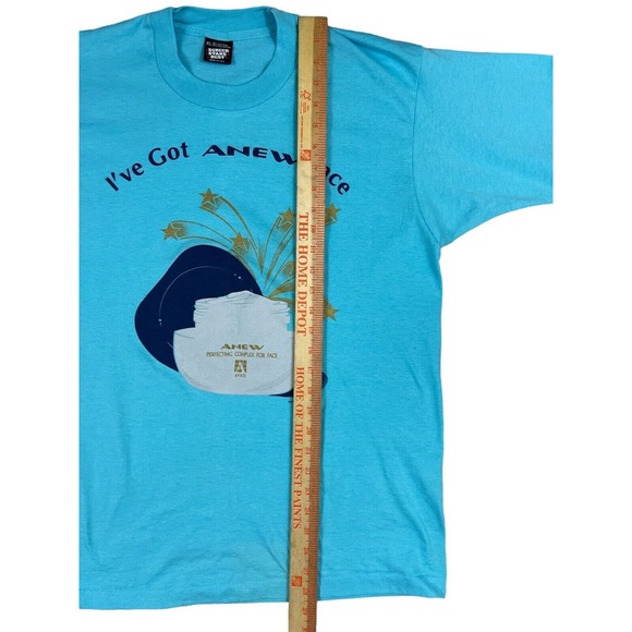 VTG Screen Stars Best Blue Anew Crew Neck Short Sleeve Shirt Size XL - Picture 5 of 6